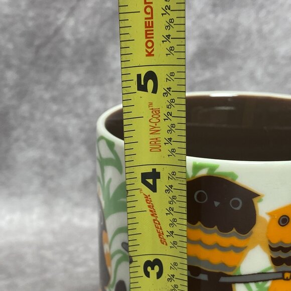 Ceramic Owl Mug 16oz With Colorful Owl Design For Tea & Coffee Lovers - Picture 9 of 10